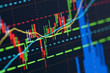 Foto: Stock market graph Stock market graph