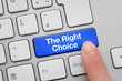 keyboard with The Right Choice