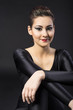 portrait einer jungen sportlichen frau
