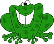 Smiling frog