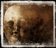 Spooky doll photograph.