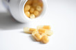 Pillendose umfallen