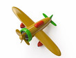 Illustration: Toy Airplane Model in 3D Toy Airplane Model in 3D