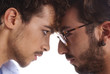 two men against each other