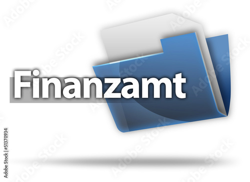 Illustration: 3D-Style Mappe "Finanzamt" 3D-Style Mappe "Finanzamt"