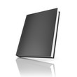 Blank book with reflection