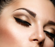 Eye Makeup. Beautiful Eyes Retro Style Make-up