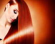 Beautiful girl with healthy long hair