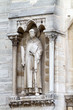Sculptures of saints of Notre Dame de Paris