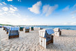 Strandkörbe an der Ostseeküste, Urlaub in Deutschland