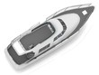 Illustration: Motorized pleasure boat located diagonally Motorized pleasure boat located diagonally