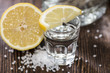 Tequila Silver with lemon