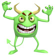 3d Cartoon Hallowen Monster