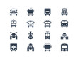 Transportation icons