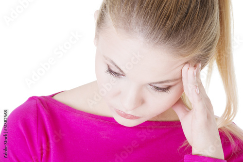 Photo: Thoughtful woman with problem Thoughtful woman with problem
