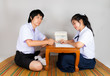 Lovers of Asian Thai High School Students