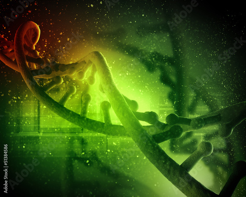 Illustration: DNA molecule DNA molecule