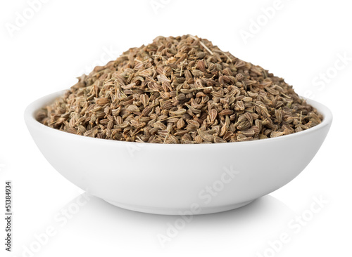 Photo: Anise seeds in plate Anise seeds in plate