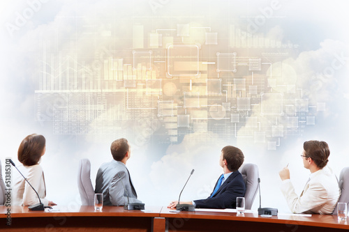 Photo: Business presentation Business presentation