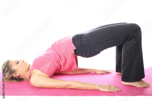 Photo: Woman Exercising Woman Exercising