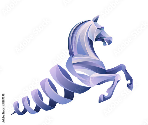 Vector: Helix horse Helix horse