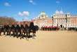 Military parade with horses