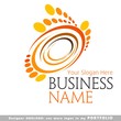 abstract business logo vector
