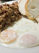 Photo: Nicaraguan style fried eggs breakfast with rice and bean gallo p Nicaraguan style fried eggs breakfast with rice and bean gallo p