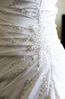 Wedding dress closeup