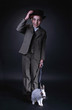 Foto: Portrait of young gentleman with rabbit Portrait of young gentleman with rabbit