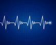 Vector Illustration of a  Cardiac Frequency