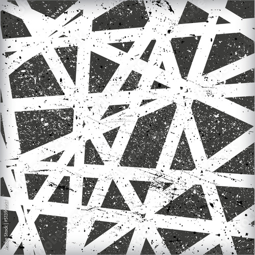 Vector: Grunge Abstract Geometrical Design Grunge Abstract Geometrical Design