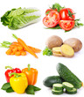 Collection of fresh vegetables