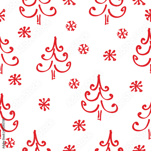 Vector: Christmas seamless pattern Christmas seamless pattern