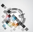 abstract structure circuit computer cube technology business bac