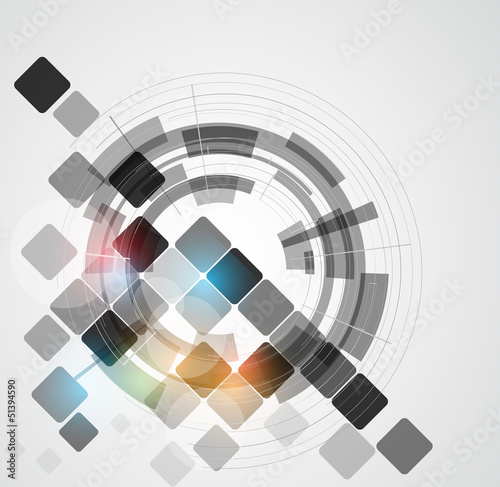 Vector: abstract structure circuit computer cube technology business bac abstract structure circuit computer cube technology business bac
