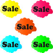 Sale Banner Cloud Symbol