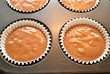 Chocolate Muffins Ready to be Cooked