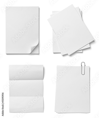 Photo: stack of papers with curldocuments office business stack of papers with curldocuments office business