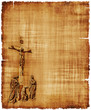 Crucifixion of Christ Parchment
