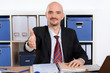 Chef bietet Platz an