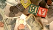 Broken piggy bank