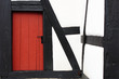 Fachwerkfassade mit Tür