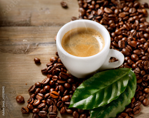 Photo: Coffee Espresso. Cup Of Coffee Coffee Espresso. Cup Of Coffee