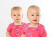 Twin baby girls