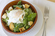 Poached Egg Ceasar Salad