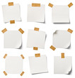 white note paper office business