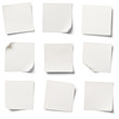 white note paper office business