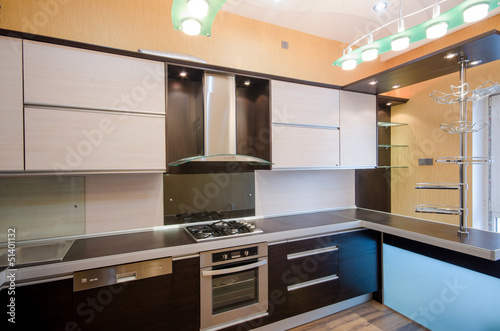 Photo: Interior of modern kitchen Interior of modern kitchen