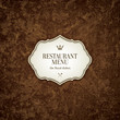 Restaurant menu design